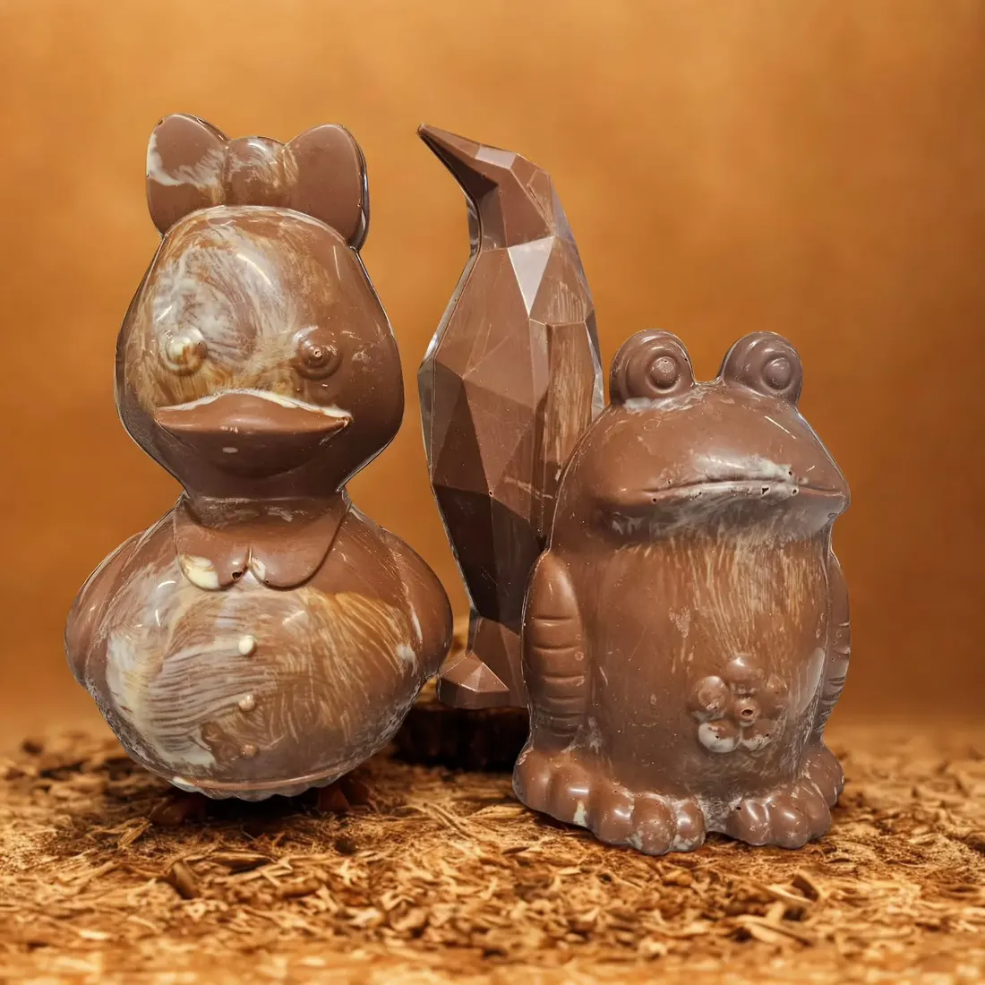 Moulages en chocolat pour Pâques
